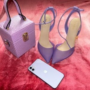ALDO lavender strap heels, SIZE 9